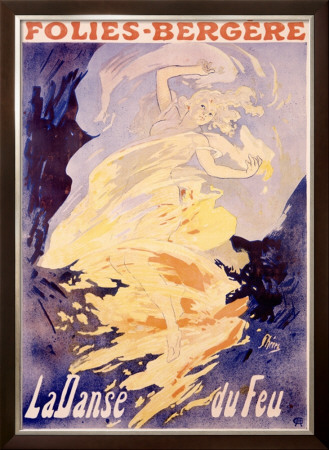 Folies-Bergere, La Danse Du Feu by Jules Cheret Pricing Limited Edition Print image