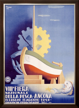 Fiera Della Pesca Shipping Port by Polenti Pricing Limited Edition Print image