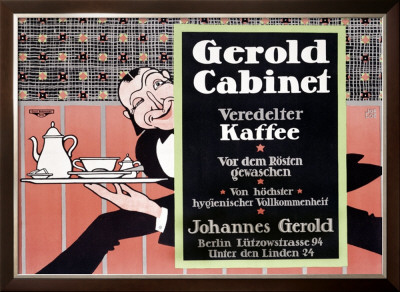 Gerold Cabinet Kaffee by J. Loe Pricing Limited Edition Print image