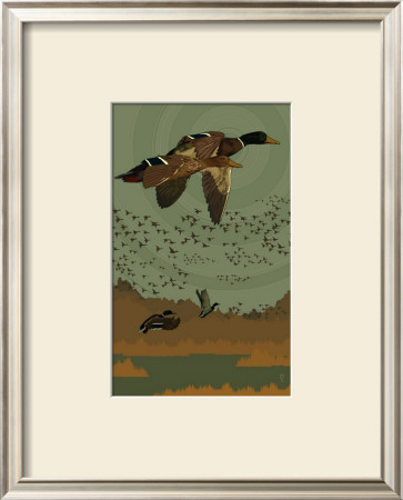 Mallards by Michael Lavasseur Pricing Limited Edition Print image