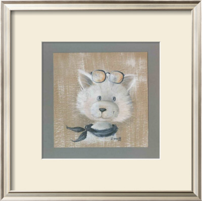 Tiens Un Chat! by Joelle Wolff Pricing Limited Edition Print image