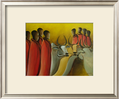 Manyatta I by Sukhpal Grewal Pricing Limited Edition Print image