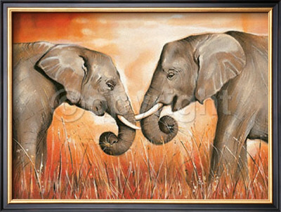 Elephant Kiss by Arkadiusz Warminski Pricing Limited Edition Print image