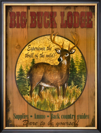 Big Buck Lodge by Debi Hron Pricing Limited Edition Print image