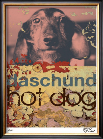 Daschund Hot Dog by M.J. Lew Pricing Limited Edition Print image