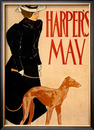 Harper's Bazaar, Greyhound by Edward Penfield Pricing Limited Edition Print image
