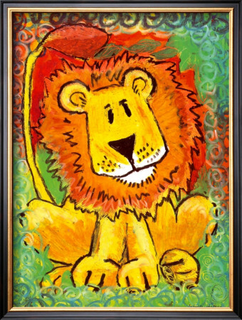 Lenny The Lion by Julia Hulme Pricing Limited Edition Print image