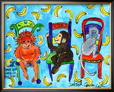 Monkey Chair by Deborah Cavenaugh Pricing Limited Edition Print image