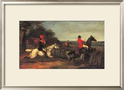 Over The Fence I by Henry Thomas Alken Pricing Limited Edition Print image