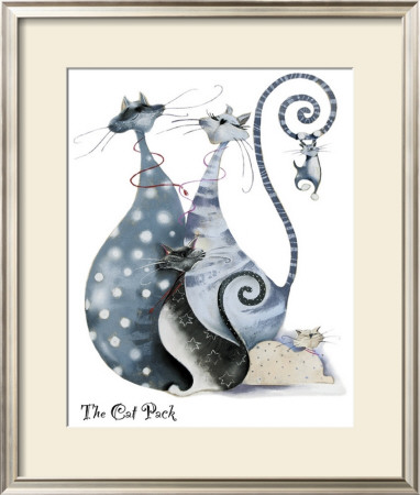The Cat Pack by Marilyn Robertson Pricing Limited Edition Print image