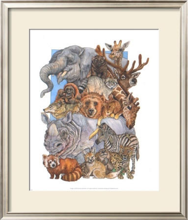 Zoo Mammals by Wendy Edelson Pricing Limited Edition Print image