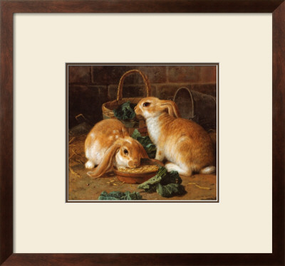Bunnies' Meal I by Alfred Barber Pricing Limited Edition Print image