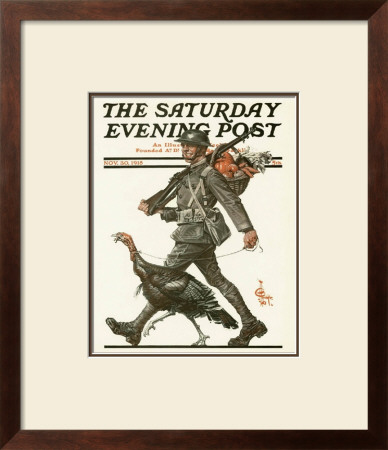 Soldier Leading Turkey, C.1918 by Joseph Christian Leyendecker Pricing Limited Edition Print image
