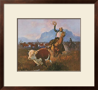 Round Up Time by George Phippen Pricing Limited Edition Print image