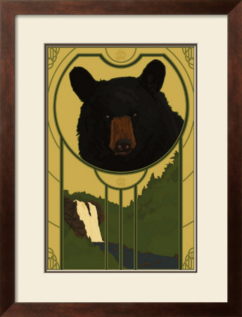 Black Bear by Michael Lavasseur Pricing Limited Edition Print image