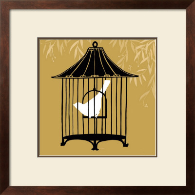 Birdcage Silhouette I by Erica J. Vess Pricing Limited Edition Print image