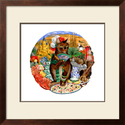 Spanish Cat by Gale Pitt Pricing Limited Edition Print image