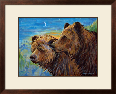 Bear Pair by Georgia Lesley Pricing Limited Edition Print image