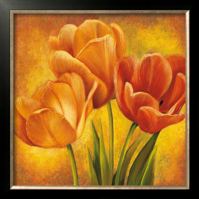Orange Tulips Ii by David Pedersen Pricing Limited Edition Print image