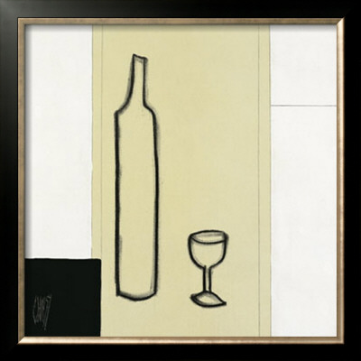Glass And Bottle by Christian Choisy Pricing Limited Edition Print image