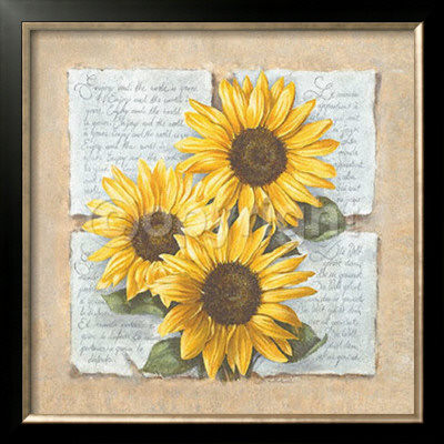 Sunflower Poetry by Laura Martinelli Pricing Limited Edition Print image