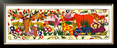Friends From The Magic Jungle by Gayle Kabaker Pricing Limited Edition Print image