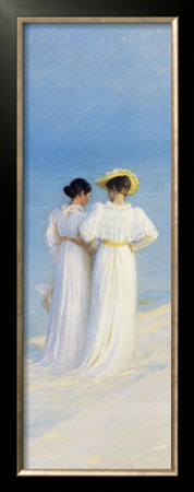 Sommeraften Pa Skagen Sonderstrand (Detail) by Peder Severin Kroyer Pricing Limited Edition Print image