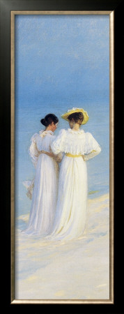 Sommeraften Pa Skagen Sonderstrand (Detail) by Peder Severin Kröyer Pricing Limited Edition Print image