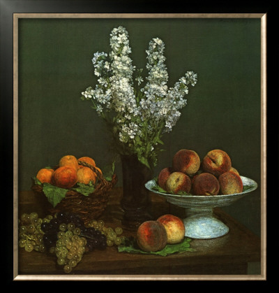 Bouquet De Julienne Et Fruits by Henri Fantin-Latour Pricing Limited Edition Print image