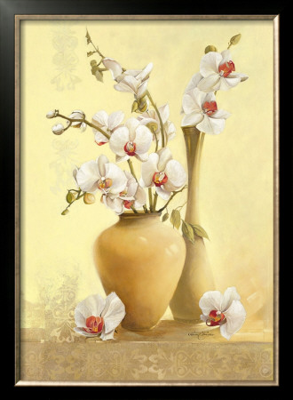 Les Vases D'orchidees by Gerard Beauvoir Pricing Limited Edition Print image