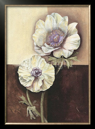 Two White Poppies by Namazbek Chekirov Pricing Limited Edition Print image
