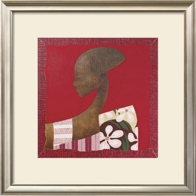 African Pattern Portrait I by Mireille Turcot Pricing Limited Edition Print image