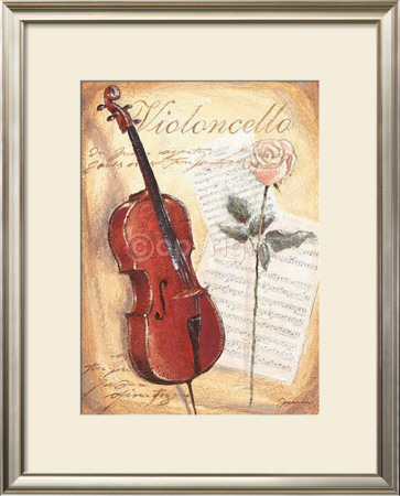 Violoncello by Roman Janov Pricing Limited Edition Print image