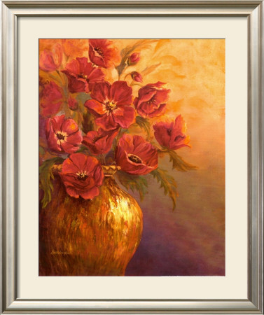 Crimson And Brass I by Linda Wacaster Pricing Limited Edition Print image