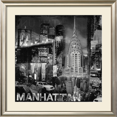 Manhattan In Black And White Iii by John Clarke Pricing Limited Edition Print image