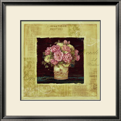 Vintage Rose, Pink by Pamela Gladding Pricing Limited Edition Print image