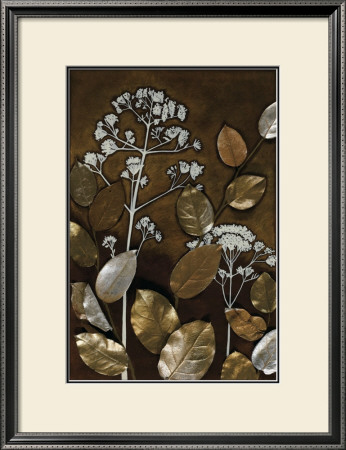 Gilded Leaf Collage Ii by Megan Meagher Pricing Limited Edition Print image