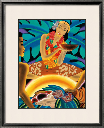 The Luau by Frank Macintosh Pricing Limited Edition Print image