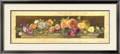 Mantel Of Roses Ii by Charlene Winter Olson Pricing Limited Edition Print image