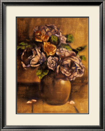 Vintage Chic Roses Ii by Linda Hanly Pricing Limited Edition Print image