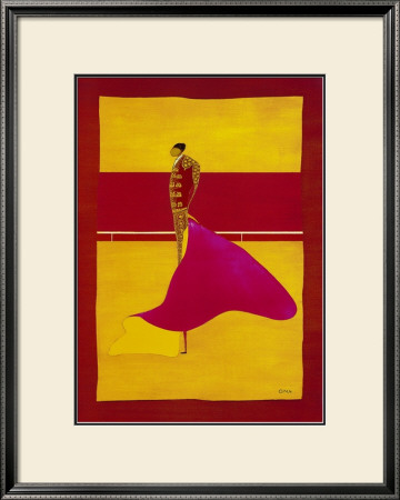 Bullfighter With Cape I by Thierry Ona Pricing Limited Edition Print image