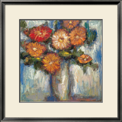 Orange Poppies Ii by Tina Pricing Limited Edition Print image