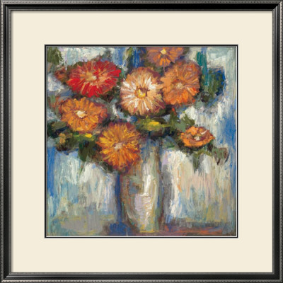 Orange Poppies Ii by Tina Pricing Limited Edition Print image