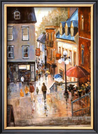 The Petit-Champlain Quarter by Ginette Racette Pricing Limited Edition Print image
