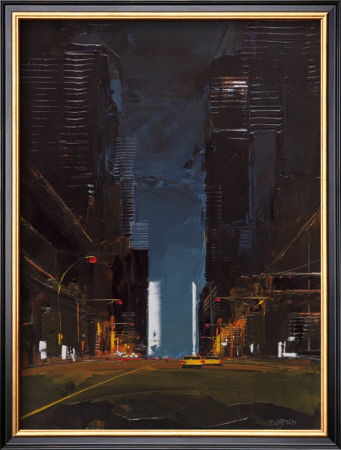 Manhattan By Night by Daniel Castan Pricing Limited Edition Print image