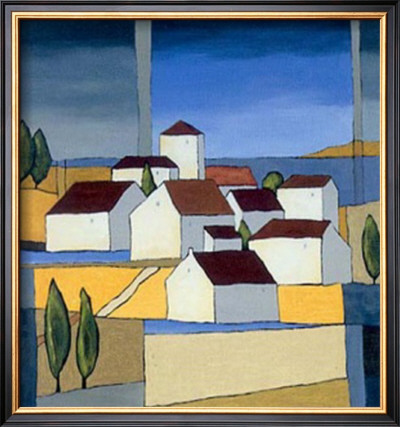 Village Near The Sea Ii by Hans Paus Pricing Limited Edition Print image
