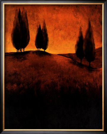 Vermillion Pastoral I by J. Molando Pricing Limited Edition Print image