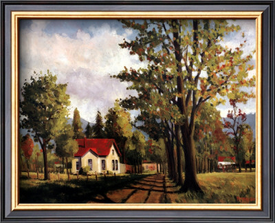 House On The Rural Road by Pieter Molenaar Pricing Limited Edition Print image