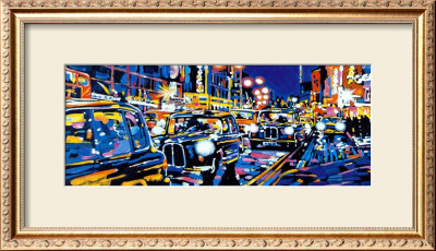 Black Cabs, London by Roy Avis Pricing Limited Edition Print image