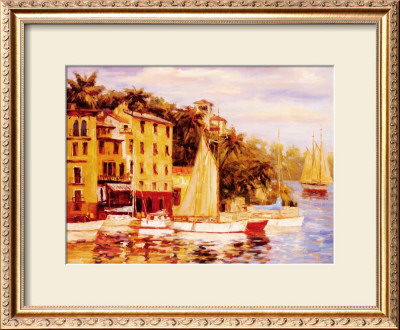 San Miguel Harbor by Enrique Bolo Pricing Limited Edition Print image